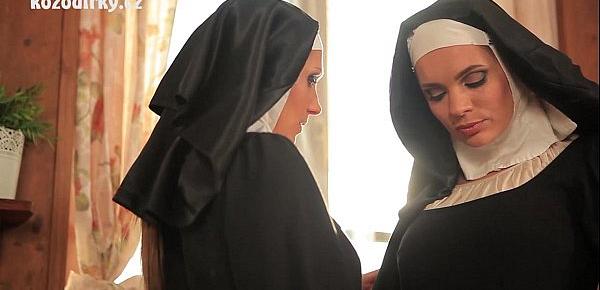  Catholic erotica with two sexy nuns